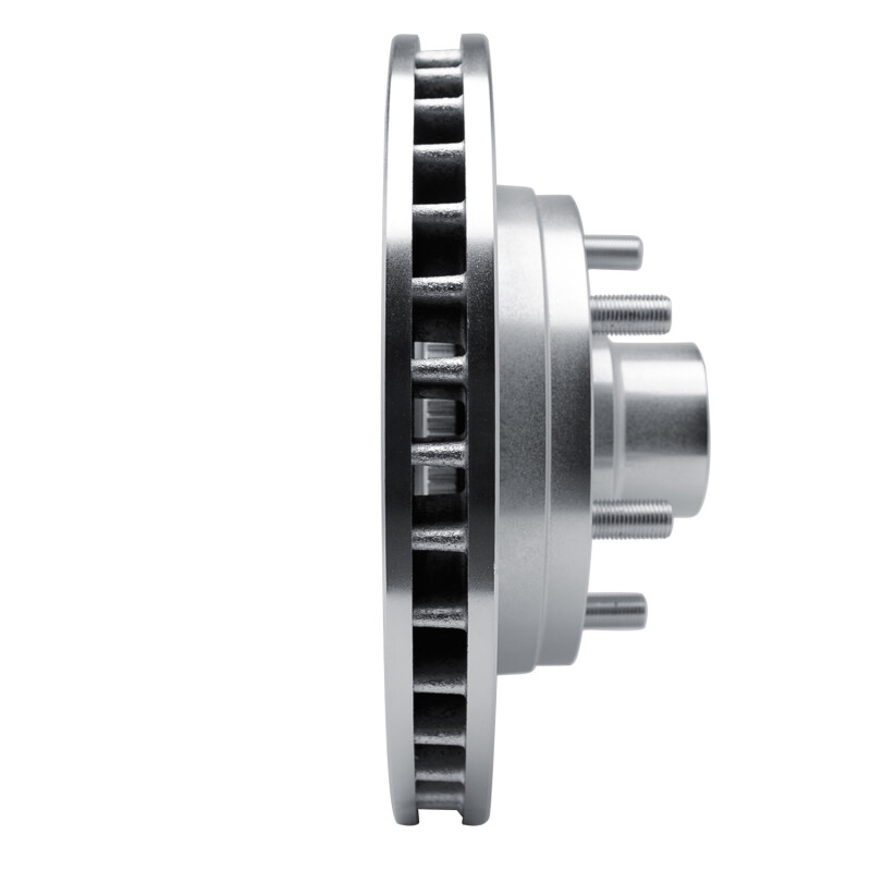 Chevrolet Express 2500 Brake Rotor (1) - Front Right - R1 Concepts - Drilled & Slotted - Silver - `94-`02